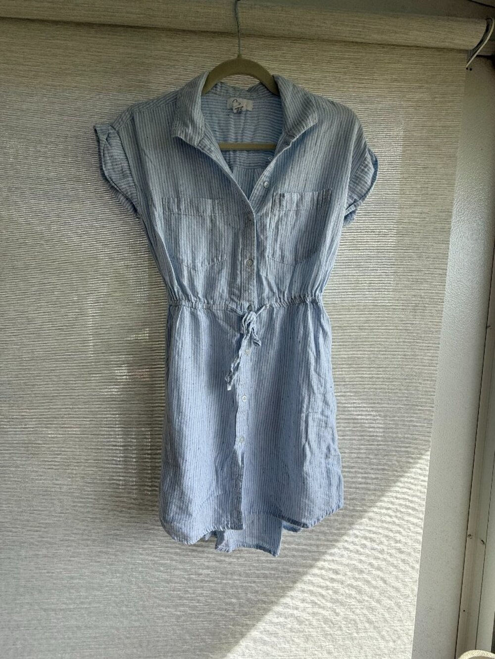 Blue Striped Summer Dress